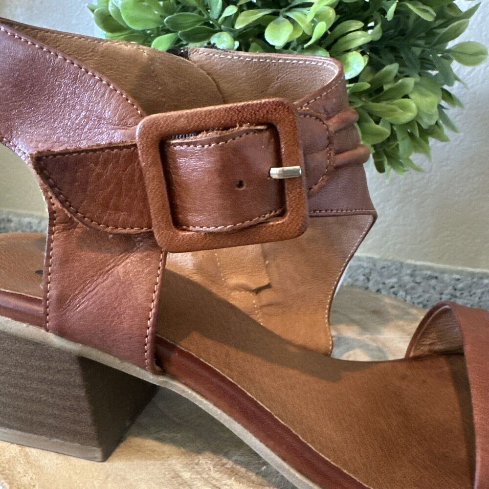 ❌SOLD Mix Mooz Sandal Scoot Leather SlingbackSize EU40/US 9 Classy Comfy Padded - Picture 8 of 9
